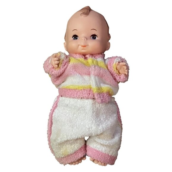 Small Vintage Playmates Pixie Doll 9055 Hong Kong 6” Used Clothes - Picture 1 of 16